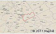 Shaded Relief 3D Map of ZIP code 76569
