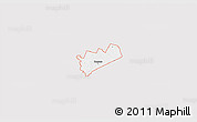 Silver Style 3D Map of ZIP code 76569, single color outside