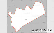 Gray Simple Map of ZIP code 76569