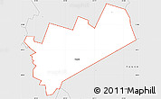 Silver Style Simple Map of ZIP code 76569