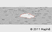 Gray Panoramic Map of ZIP code 76571