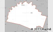 Gray Simple Map of ZIP code 76571