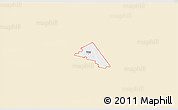 Classic Style 3D Map of ZIP code 76579, single color outside