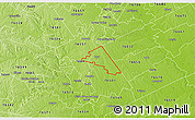 Physical 3D Map of ZIP code 76579