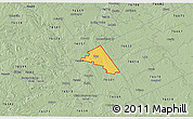 Savanna Style 3D Map of ZIP code 76579