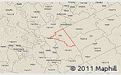 Shaded Relief 3D Map of ZIP code 76579