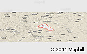 Classic Style Panoramic Map of ZIP code 76579