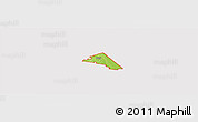 Physical Panoramic Map of ZIP code 76579, cropped outside