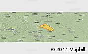 Savanna Style Panoramic Map of ZIP code 76579