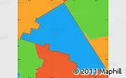 Political Simple Map of ZIP code 76579