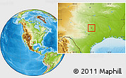 Physical Location Map of ZIP code 76712