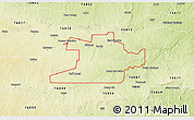 Physical 3D Map of ZIP code 76825