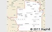 Classic Style Simple Map of ZIP codes starting with 769