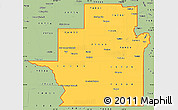 Savanna Style Simple Map of ZIP codes starting with 769