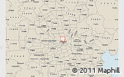 Classic Style Map of ZIP code 77009