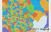 Political Map of ZIP code 77015