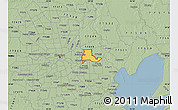 Savanna Style Map of ZIP code 77015