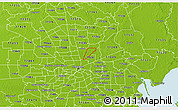 Physical 3D Map of ZIP code 77016