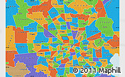 Political Map of ZIP code 77018