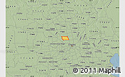 Savanna Style Map of ZIP code 77018