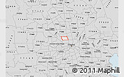 Silver Style Map of ZIP code 77018