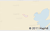 Classic Style 3D Map of ZIP code 77034, single color outside