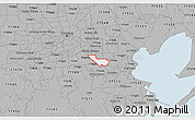 Gray 3D Map of ZIP code 77034