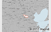 Gray Map of ZIP code 77034