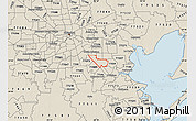 Shaded Relief Map of ZIP code 77034