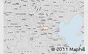 Silver Style Map of ZIP code 77034