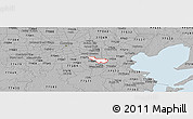 Gray Panoramic Map of ZIP code 77034