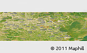 Satellite Panoramic Map of ZIP code 77034