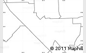 Blank Simple Map of ZIP code 77034, no labels