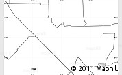 Blank Simple Map of ZIP code 77034