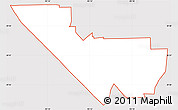 Classic Style Simple Map of ZIP code 77034, cropped outside