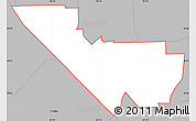 Gray Simple Map of ZIP code 77034