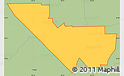 Savanna Style Simple Map of ZIP code 77034