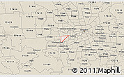 Classic Style 3D Map of ZIP code 77036