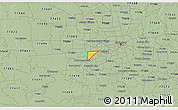 Savanna Style 3D Map of ZIP code 77036