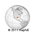 Outline Map of ZIP Code 77036