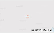 Silver Style 3D Map of ZIP code 77038, single color outside
