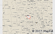Classic Style Map of ZIP code 77040