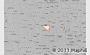 Gray Map of ZIP code 77040