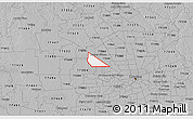 Gray 3D Map of ZIP code 77041