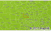 Physical 3D Map of ZIP code 77041