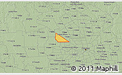 Savanna Style 3D Map of ZIP code 77041