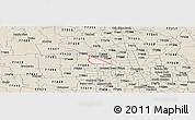 Classic Style Panoramic Map of ZIP code 77041