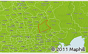 Physical 3D Map of ZIP code 77044