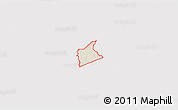 Shaded Relief 3D Map of ZIP code 77044, cropped outside