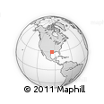 Outline Map of ZIP Code 77044